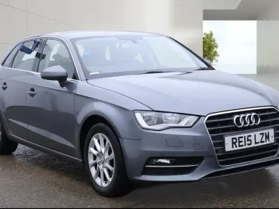 Used Audi A3 110 HP (80 kW) 2015 Grey Hatchback