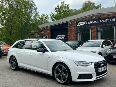 Used Audi A4 Black Edition 150 HP (110 kW) 2017 White Estate