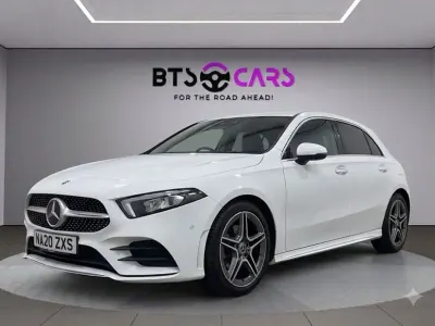 Used Mercedes A200 AMG line 163 HP (119 kW) 2020 White Hatchback