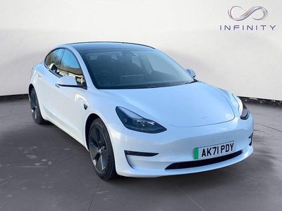 Used Tesla Model 3 Long Range AWD 254 kW (346 HP) 2021 White Sedan