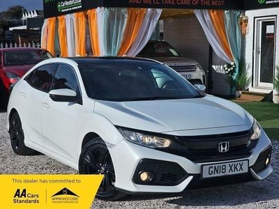 Used Honda Civic EX 129 HP (94 kW) 2018 White Hatchback