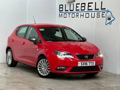 Used Seat Ibiza CONNECT 90 HP (66 kW) 2016 Red Hatchback
