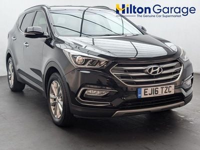 Black Used 2016 Hyundai Santa Fe Premium SUV | £13,550 (Good price)