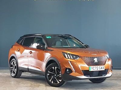 Used Peugeot e-2008 GTi 100 kW (136 HP) 2022 Orange SUV