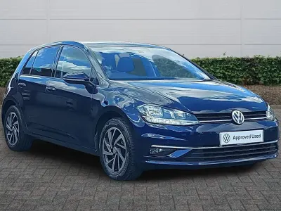 Used VW Golf VII Match 115 HP (84 kW) 2019 Atlantic blue Hatchback