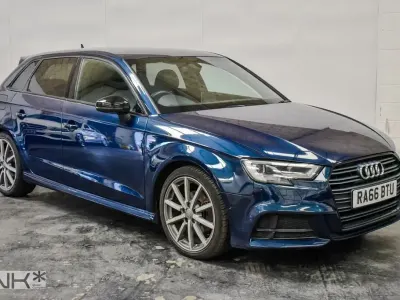Used Audi A3 Sportback Black Edition 2016 Blue Hatchback