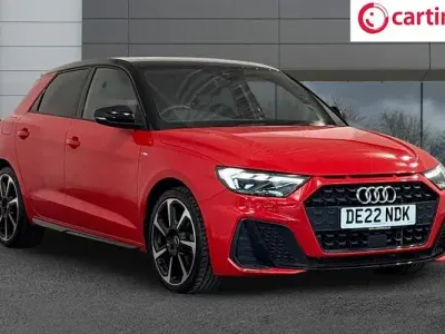 Used Audi A1 Sportback Black Edition 150 HP (110 kW) 2022 Red Hatchback