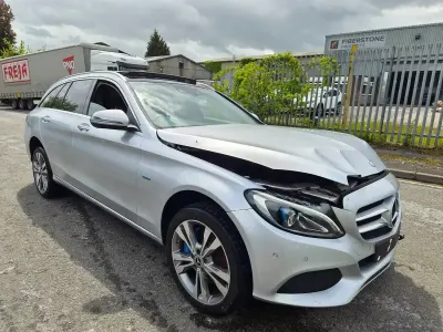 Used Mercedes C350e Premium 2017 Silver Estate