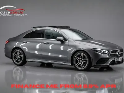 Used Mercedes CLA180 AMG Line Premium Plus 134 HP (98 kW) 2021 Grey Coupe