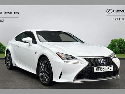 Used Lexus RC300h F Sport 223 HP (164 kW) 2016 White Coupe