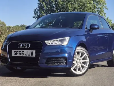 Used Audi A1 Sportback S-Line 125 HP (91 kW) 2016 Blue Hatchback