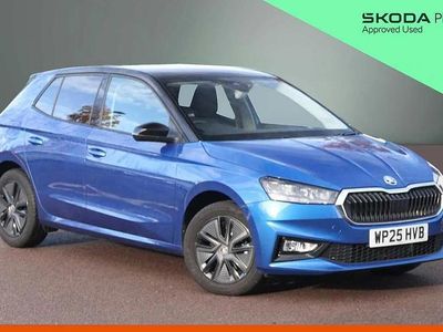 Race blue metallic black magic pearl effect Used 2025 Skoda Fabia Design Edition Hatchback | £18,000 (Fair price)