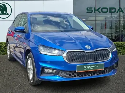 Used Skoda Fabia Comfort 94 HP (69 kW) 2023 Blue Hatchback