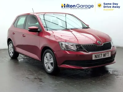 Used Skoda Fabia SE 2017 Red Hatchback