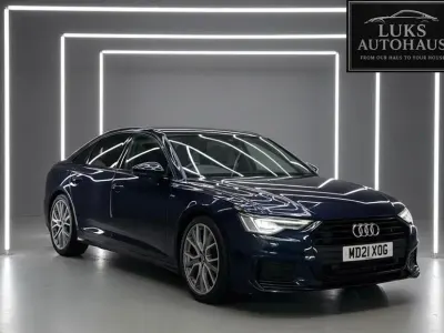 Used Audi A6 Black Edition 204 HP (150 kW) 2021 Blue Sedan