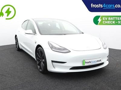 Used Tesla Model 3 Long Range AWD 377 kW (513 HP) 2020 White Sedan