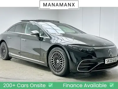 Used Mercedes EQS450+ AMG line 244 kW (333 HP) 2022 Black Sedan