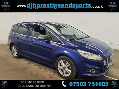 Used Ford S-MAX Titanium 150 HP (110 kW) 2016 Blue MPV