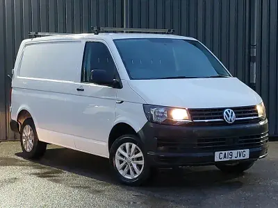 Begagnad VW Transporter Startline 2019 Vit Van