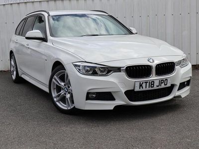 White Used 2018 BMW 320 M Sport Estate | £15,695 (Good price)