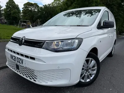 Used VW Caddy Pro 102 HP (75 kW) 2021 White MPV