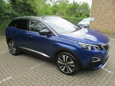 Used Peugeot 3008 GT-line 130 HP (95 kW) 2019 Blue SUV