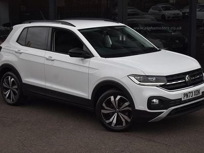 Used VW T-Cross Black Edition 2023 White SUV