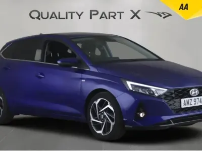 Used Hyundai i20 Premium 2023 Blue Hatchback
