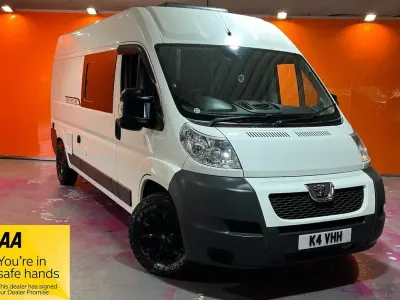 Used Peugeot Boxer 130 HP (95 kW) 2014 White Van