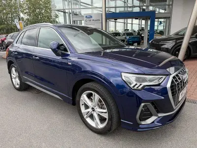 Used Audi Q3 S-Line 245 HP (180 kW) 2022 Blue SUV