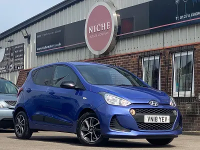 Used Hyundai i10 GO! 67 HP (49 kW) 2018 Blue Hatchback