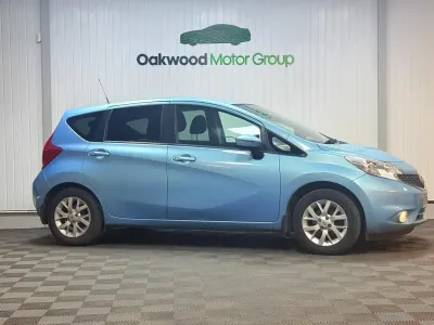 Used Nissan Note Acenta 80 HP (58 kW) 2014 Blue Hatchback