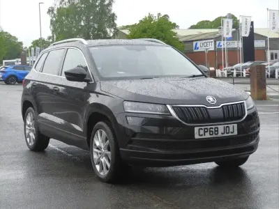 Used Skoda Karoq SE L 116 HP (85 kW) 2018 Black SUV