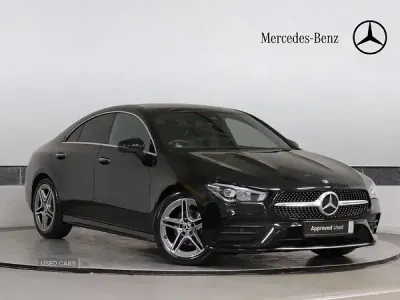 Begagnad Mercedes CLA180 AMG Line Premium 136 HK (100 kW) 2022 Svart Sedan