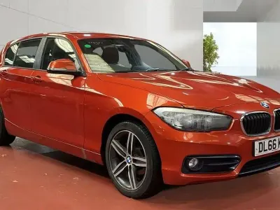 Used BMW 116 Sport Line 116 HP (85 kW) 2016 Orange Hatchback
