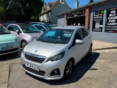 Used Peugeot 108 Allure 82 HP (60 kW) 2014 Black Hatchback