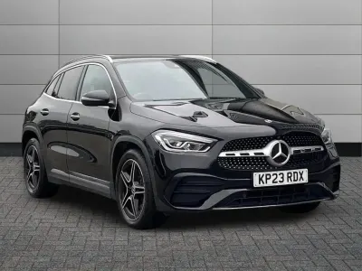 Used Mercedes GLA200 AMG Line Premium 163 HP (119 kW) 2023 Cosmos black SUV