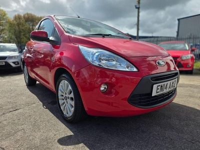 Used Ford Ka Zetec 69 HP (50 kW) 2014 Red Hatchback