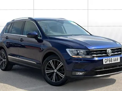 Used VW Tiguan SE 125 HP (91 kW) 2018 Blue SUV
