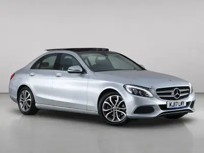 Used Mercedes C200 Premium 2017 Silver Sedan