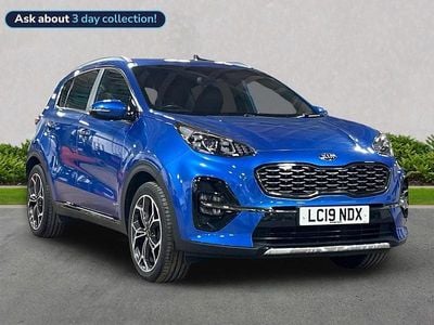 Used Kia Sportage GT-Line 134 HP (98 kW) 2019 Blue SUV