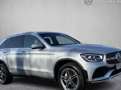 Used Mercedes GLC300 AMG line 320 HP (235 kW) 2022 Silver SUV