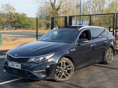 Used Kia Optima GT-Line S 136 HP (100 kW) 2018 Blue Estate