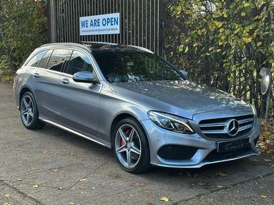 Used Mercedes C300 AMG Line Premium Plus 2015 Silver Estate