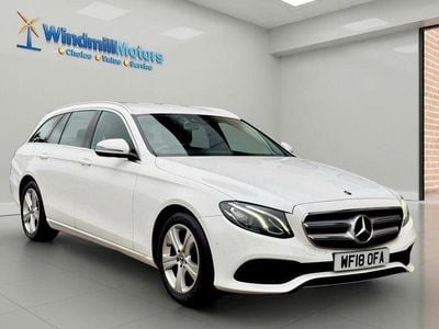 Used Mercedes E220 SE 2018 White Estate