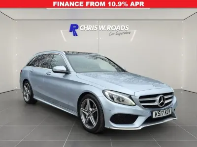Used Mercedes C250 AMG Line Premium 204 HP (150 kW) 2017 Silver Estate