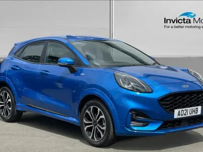 Used Ford Puma ST-Line 125 HP (91 kW) 2021 Blue SUV