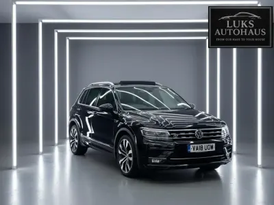 Second-hand VW Tiguan R-line 150 CP (110 kW) 2018 Negru SUV