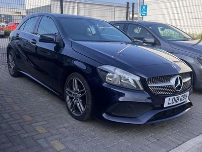 Used Mercedes A180 AMG line 2018 Blue Hatchback