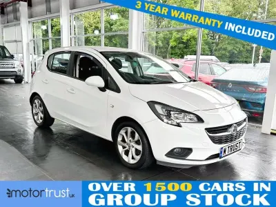 Used Vauxhall Corsa 75 HP (55 kW) 2018 White Hatchback